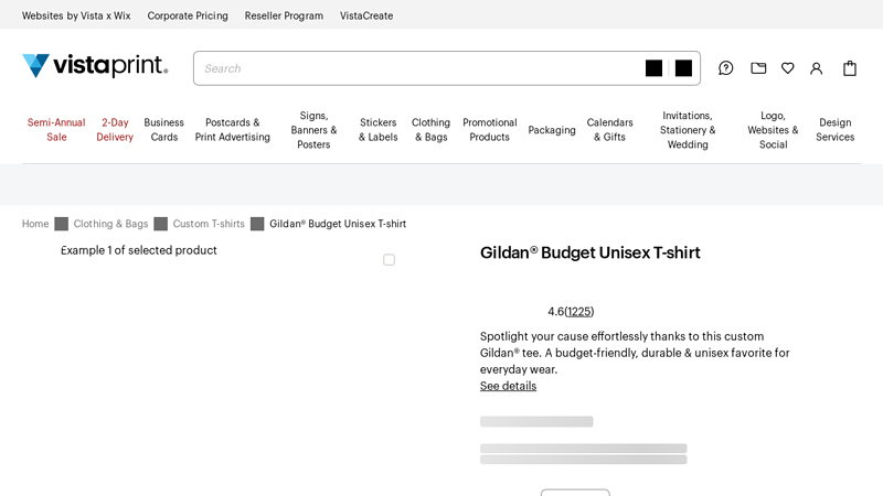 Gildan® Budget Unisex T-shirt custom t-shirts