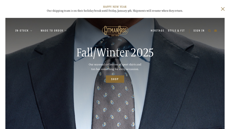 Gitman Shirts & Ties