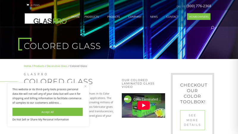 GlasPro Colored Glass