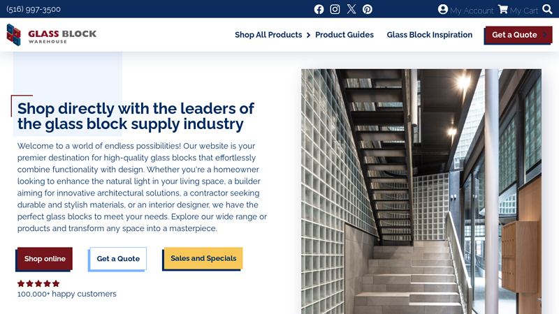 Glass Block Warehouse