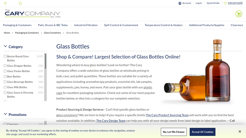 Glass Bottles in Wholesale & Bulk