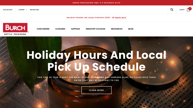 Glass Bottles, Jars & Containers