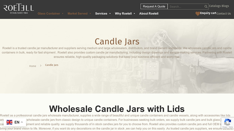 Glass Candle Jars