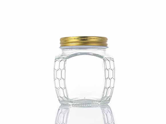 Glass Honey Pot Jars