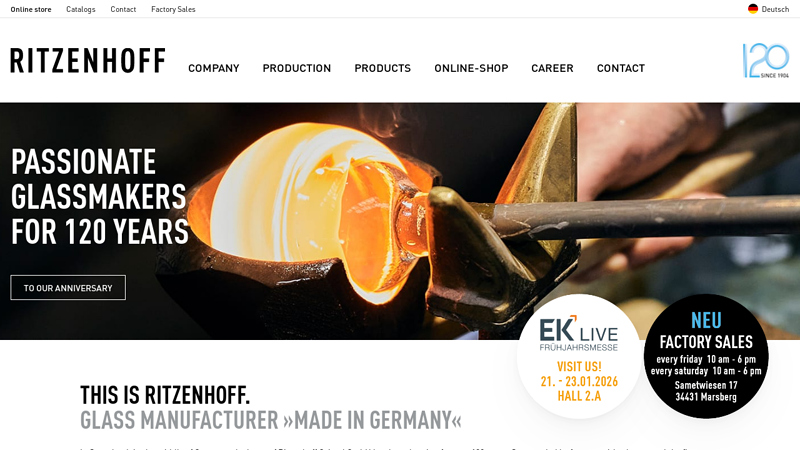 Glass manufacturer with passion