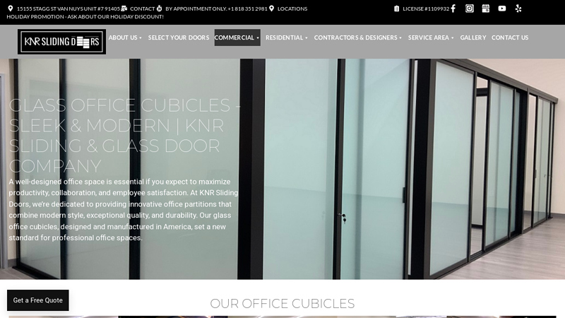 Glass Office Cubicles