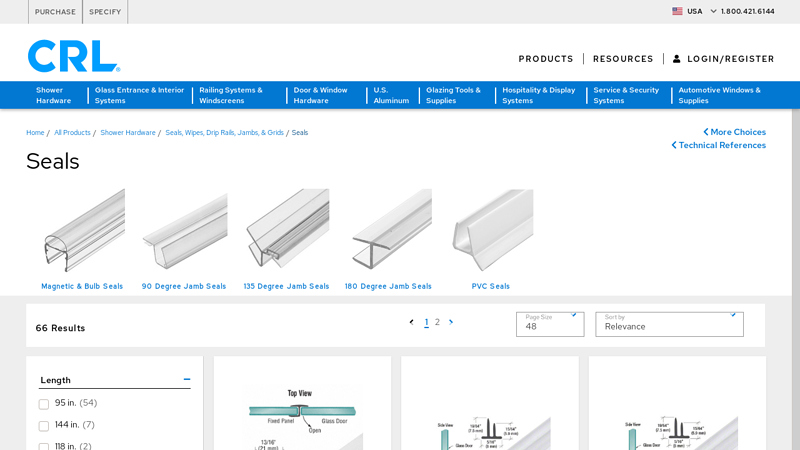 Glass Shower Door Seals