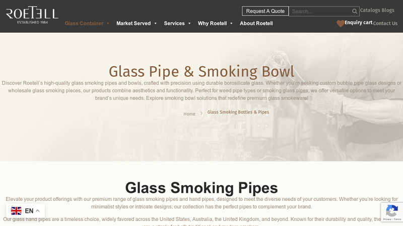 Glass Smoking Bottles & Pipes