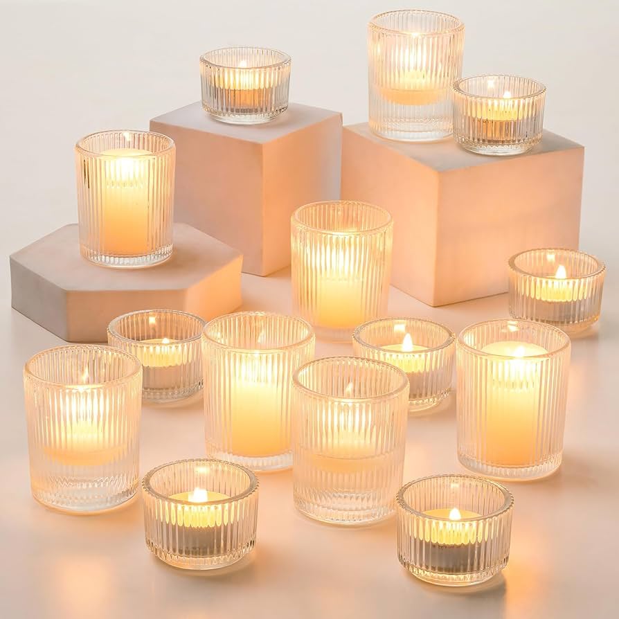 glass votive candle holders bulk