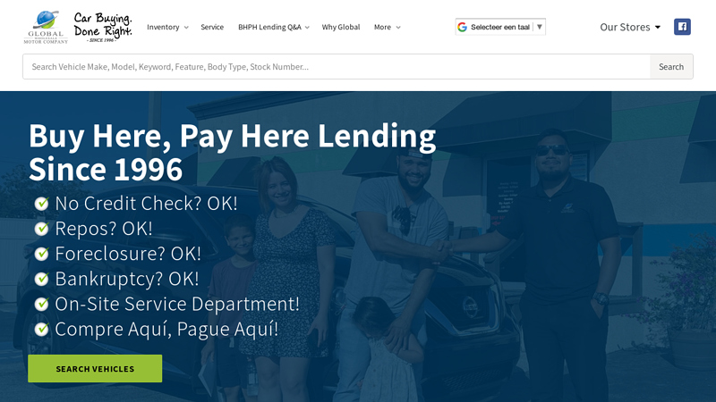 Global Wholesale Motor Co INC. Homepage