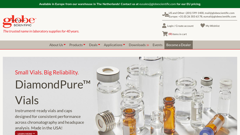 Globe Scientific Producers of Exceptional Quality Laboratory Supplies