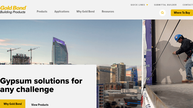 Gold Bond® Gypsum & Wallboard Manufacturers