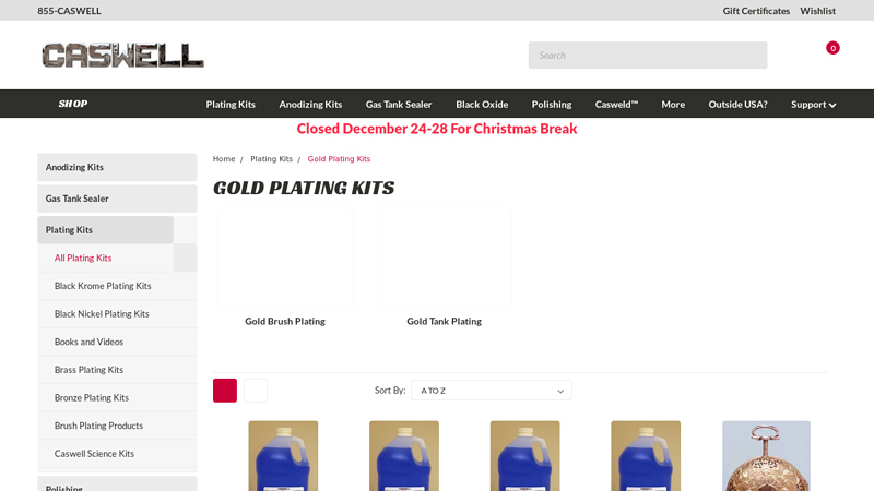 Gold Plating Kits