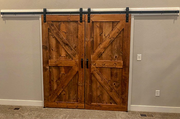 Goldberg Brothers barn door hardware, made in USA