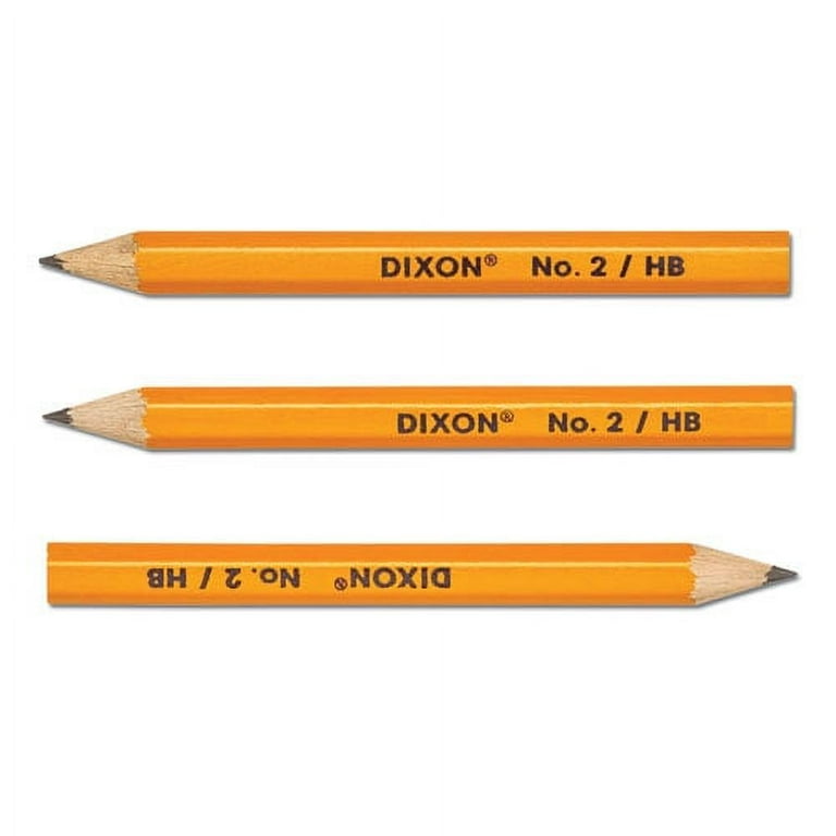 Golf Wooden Pencils, 0.7 mm, HB (#2), Black Lead, Yellow Barrel ...