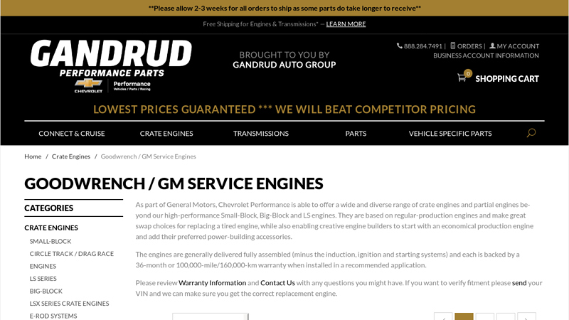 Goodwrench / GM Service Engines