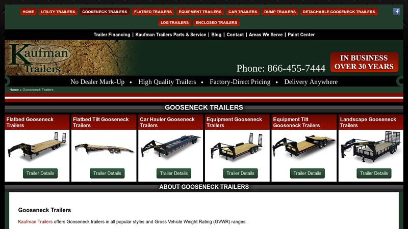 Gooseneck Trailers for Sale