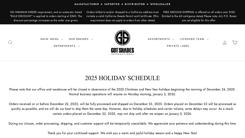 Got Shades International