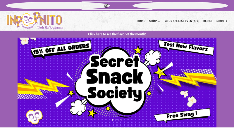 Gourmet Popcorn Flavors & Custom Gifts