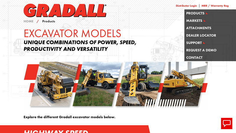 Gradall Excavators