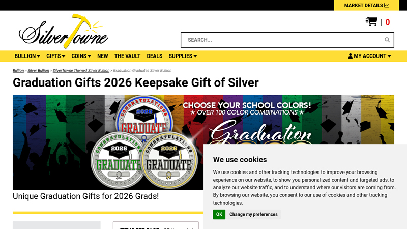 Graduation Gifts 2026 Keepsake Gift of Silver