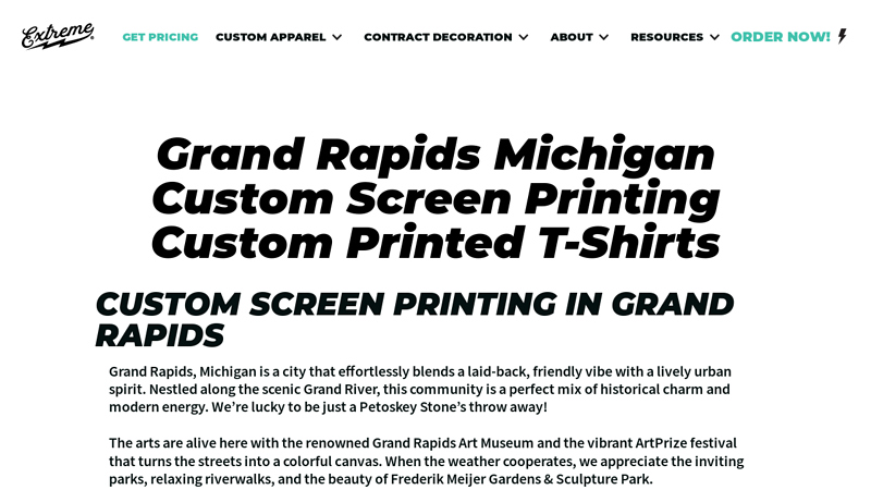 Grand Rapids Custom Printed T custom t-shirts