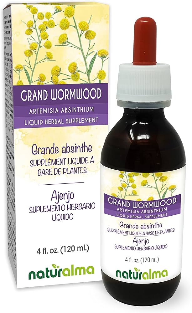 Grand Wormwood organic mother tincture as natural medicine drops ...