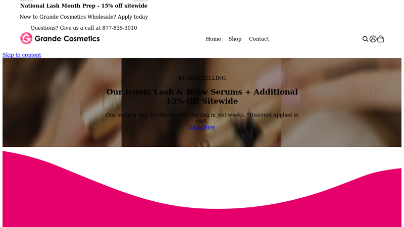 Grande Cosmetics Wholesale