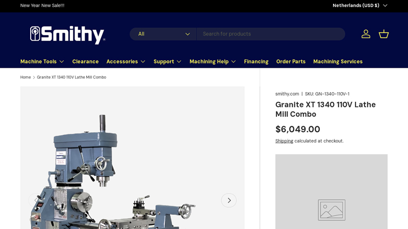 Granite XT 1340 110V Lathe Mill Combo