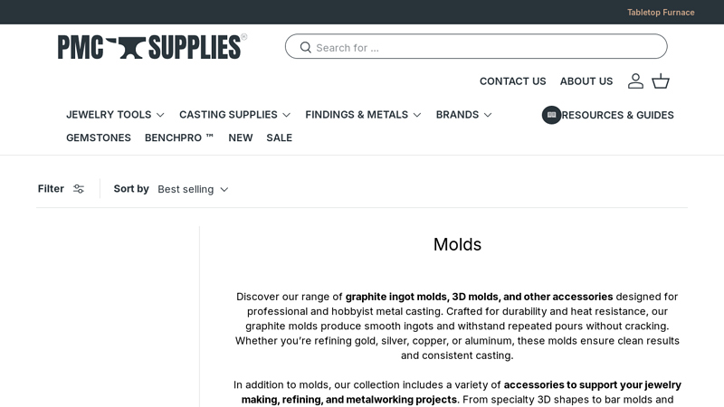 Graphite Ingot Molds, 3D Molds & Other Accessories