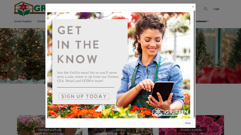 Griffin Greenhouse Supplies