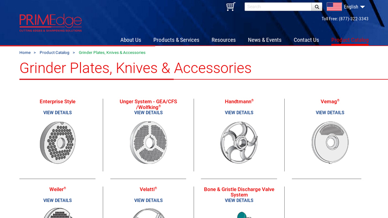 Grinder Plates, Knives & Accessories