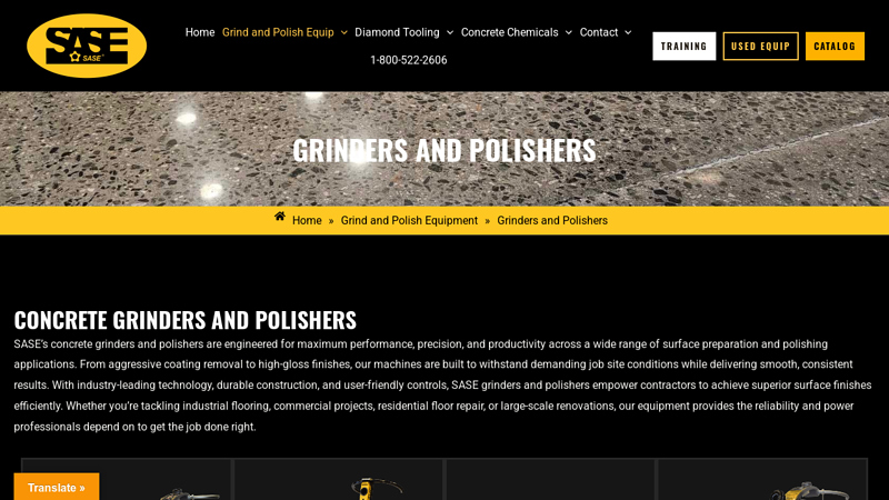 Grinders and Polishers Grind and Polish Equipment