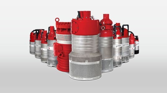 Grindex: Submersible dewatering pumps