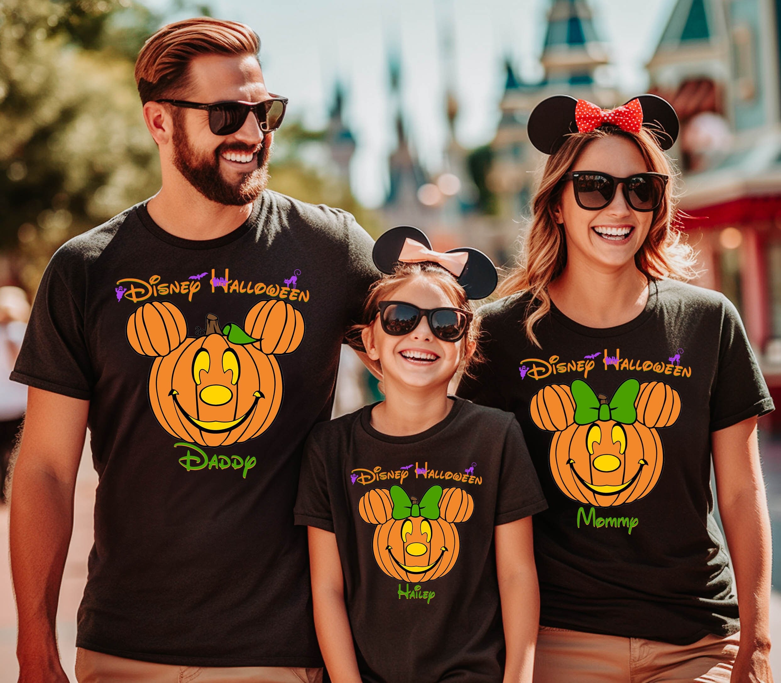 Group Halloween Costumes Disney Family Trip 2025 Shirt, Custom ... custom t-shirts