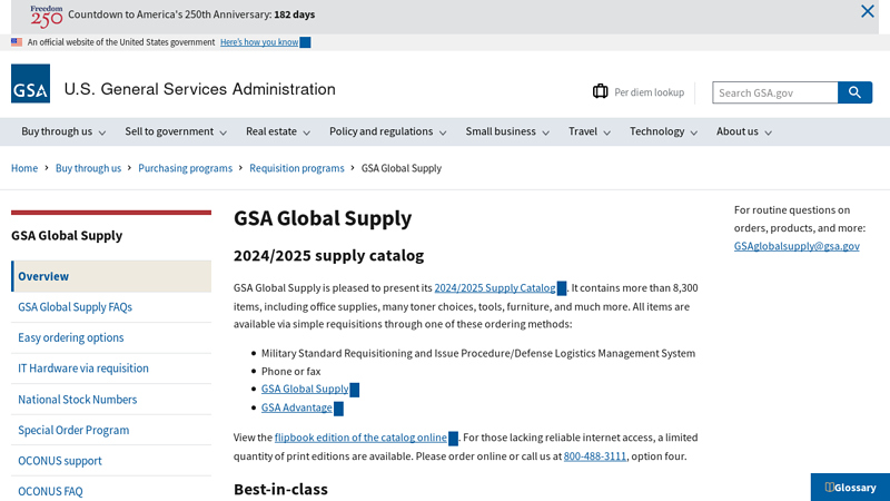 GSA Global Supply