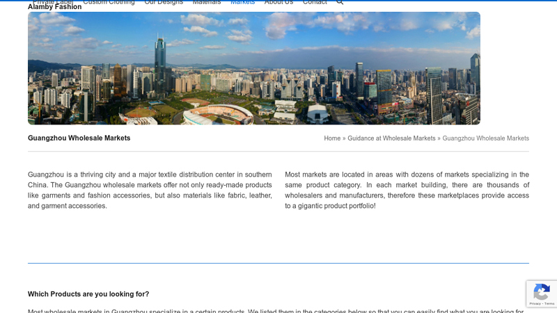 Guangzhou Wholesale Markets