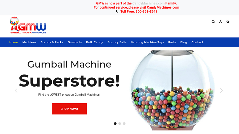 Gumball Machine Warehouse