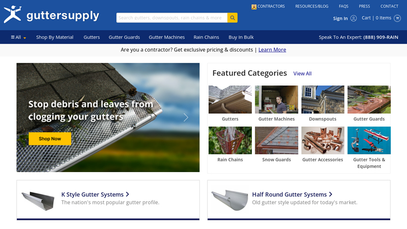 Gutter Supply: Gutters