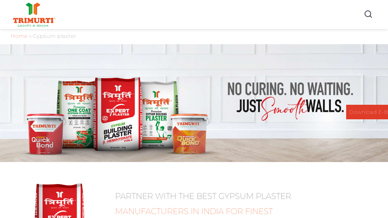 Gypsum Plaster Manufacturers In India