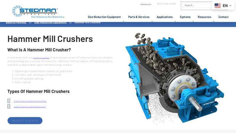 Hammer Mill Crushers
