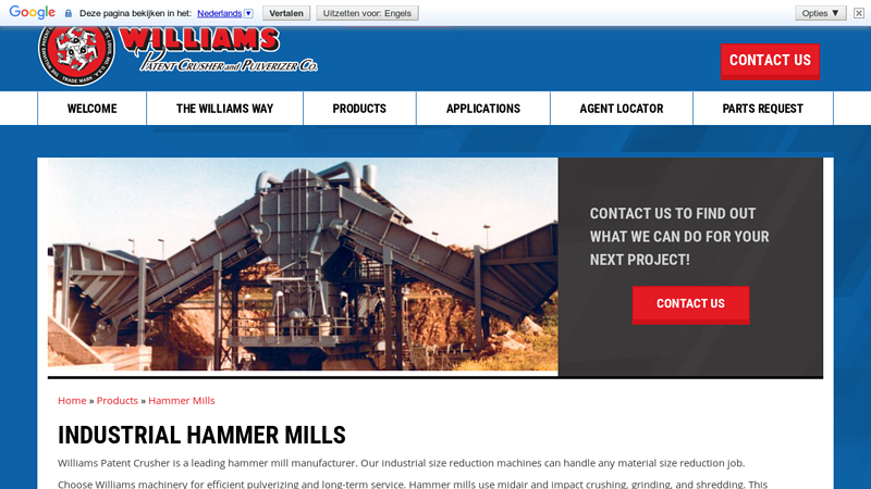 Hammer Mills for Material Reduction