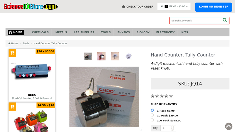 Hand Counter, Tally Counter