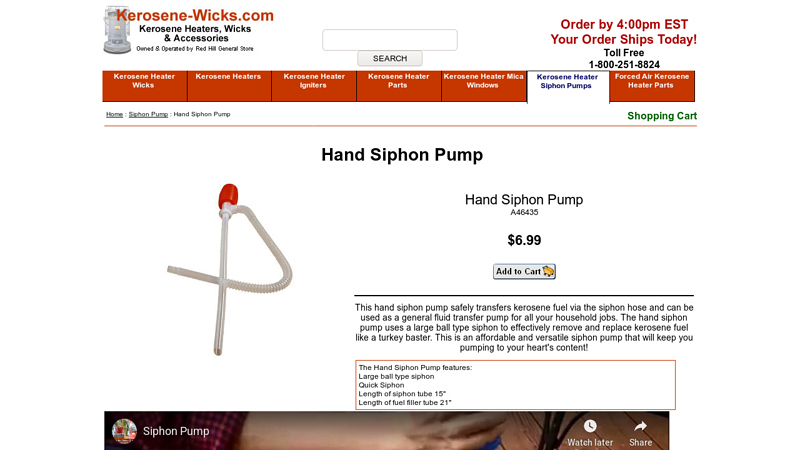 Hand Siphon Pump