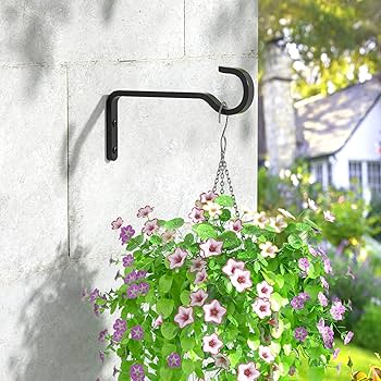 Hanging Basket Hooks Outdoor Plant Hangers Outdoor 2 Pack Metal