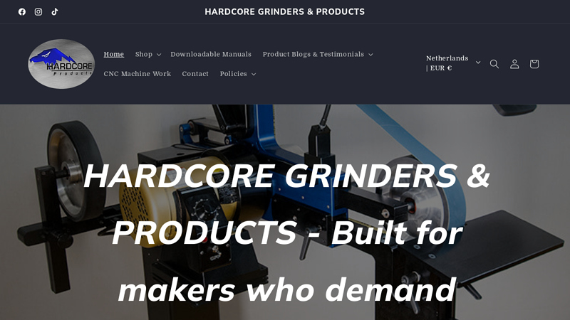Hardcore Grinders & Products: Precision USA