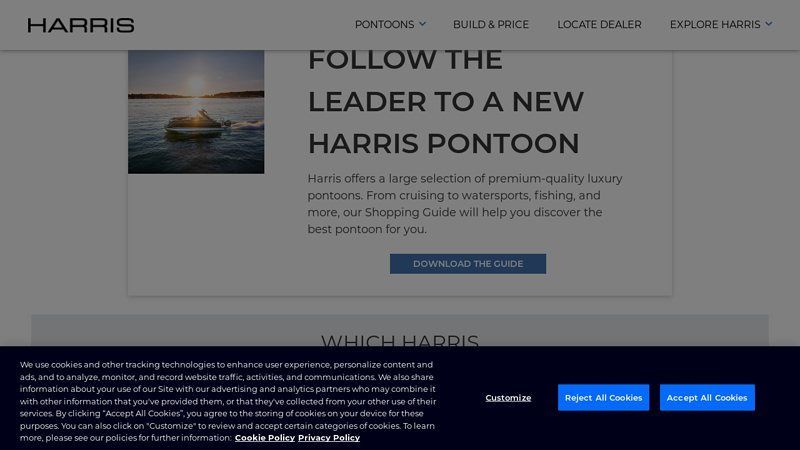 Harris Pontoon Boats