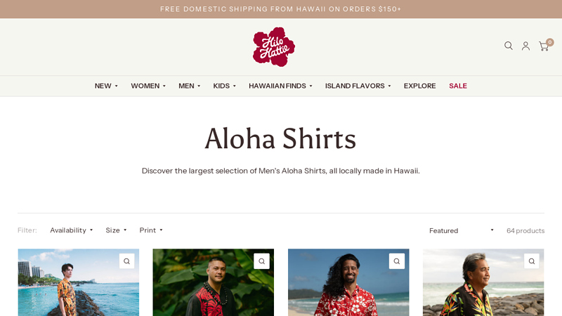 Hawaiian Aloha Shirts