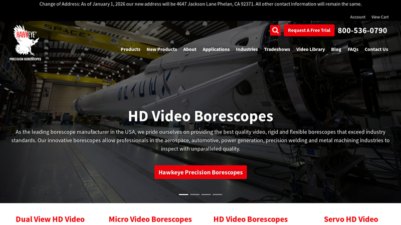 Hawkeye Borescopes Rugged Borescopes