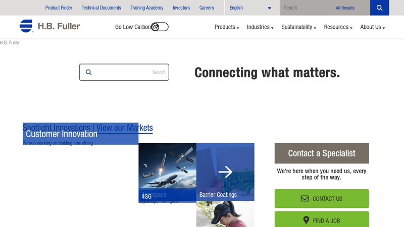 H.B. Fuller: Connecting what matters